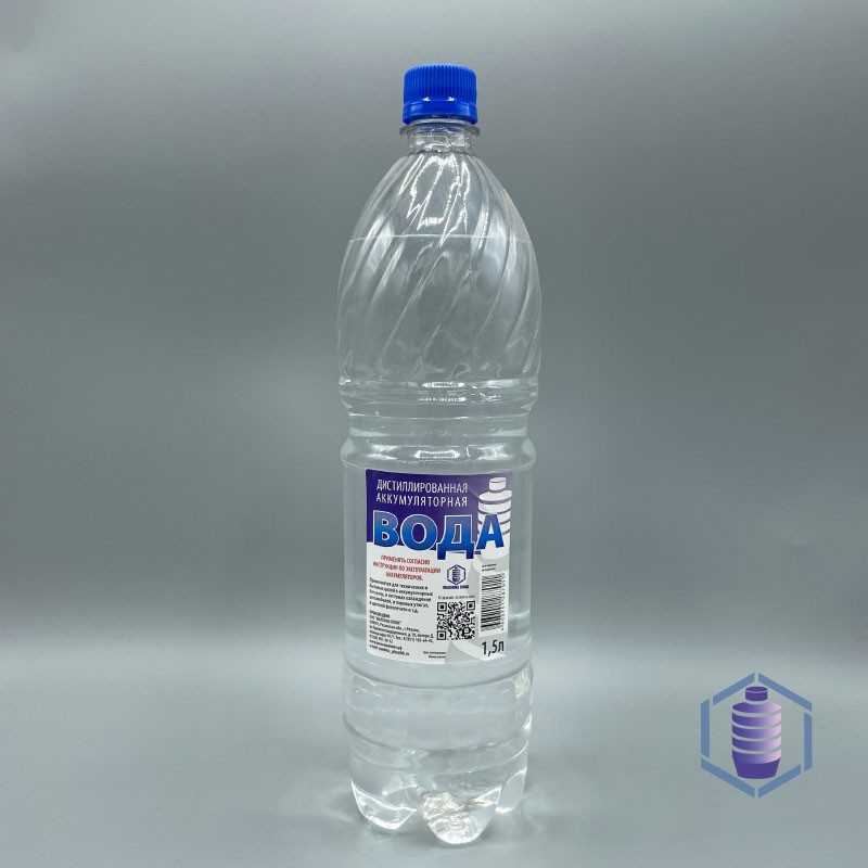 Дистиллированная вода 1.5 л