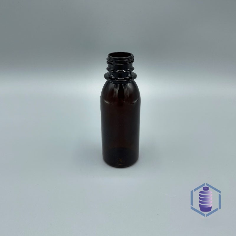 Бутылка №1 (объём 0.1 л, ∅ горла 28 мм)